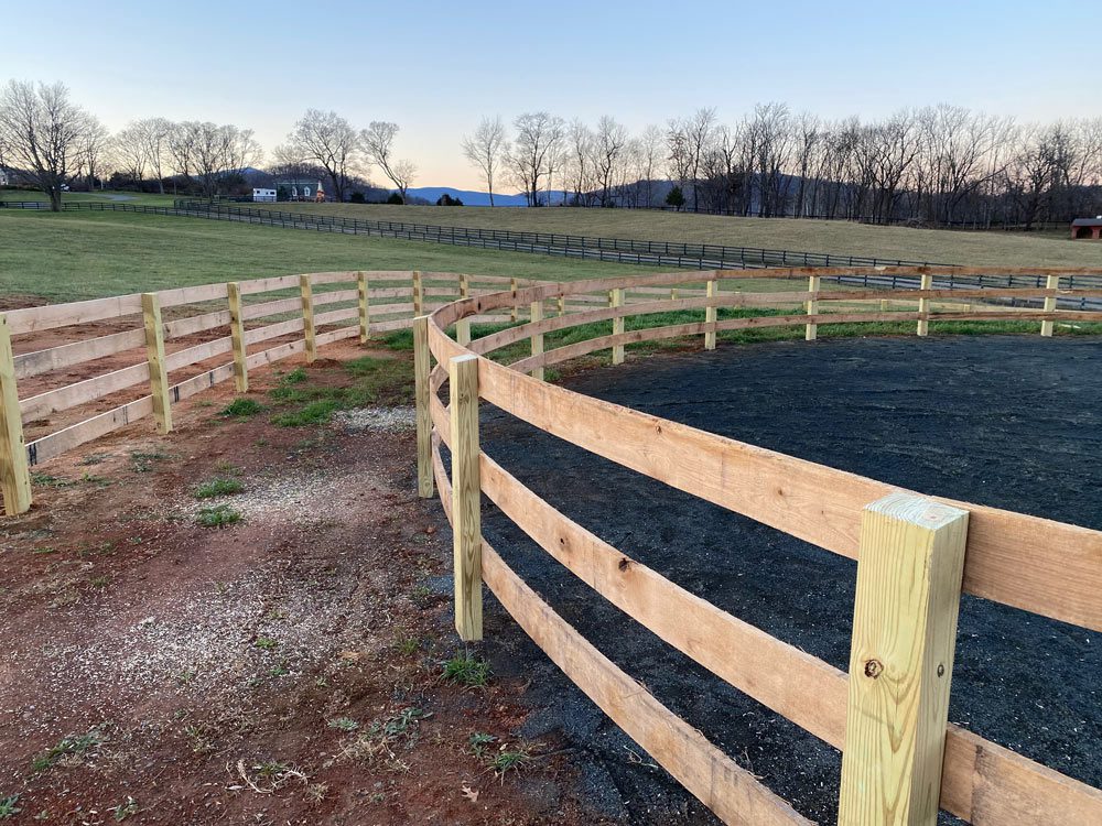 Ammissville Equestrian Round Pen and Fencing Ammissville Equestrian Round Pen and Fencing