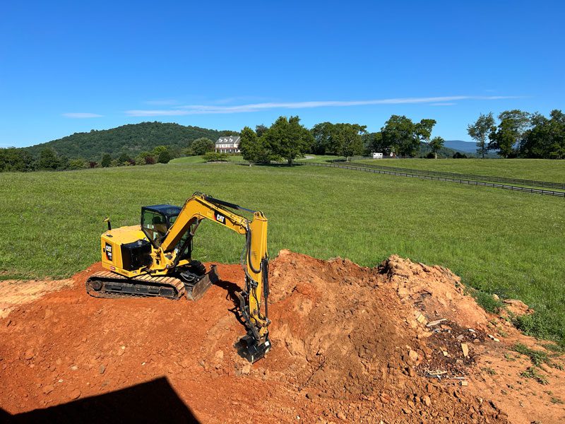 Ammissville Equestrian Arena, Round Pen, Fencing, Grading, Paddocks Ammissville Equestrian Arena, Round Pen, Fencing, Grading, Paddocks