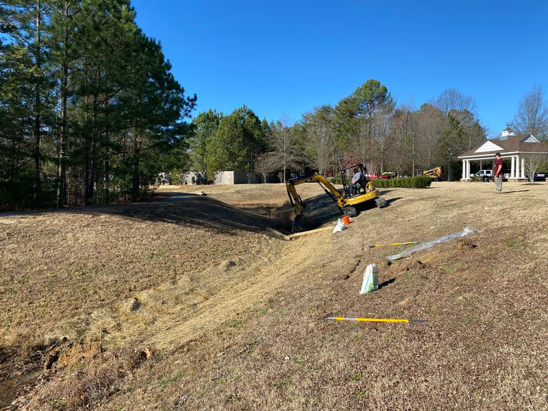 ewport News, Storm Basin Cleanout, Erosion Control, seeding, Fertilizing, Liming, EC-2