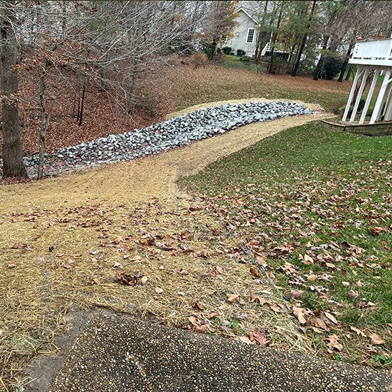 Colonial Heritage, Williamsburg, Rip Rap Flume, Erosion Control